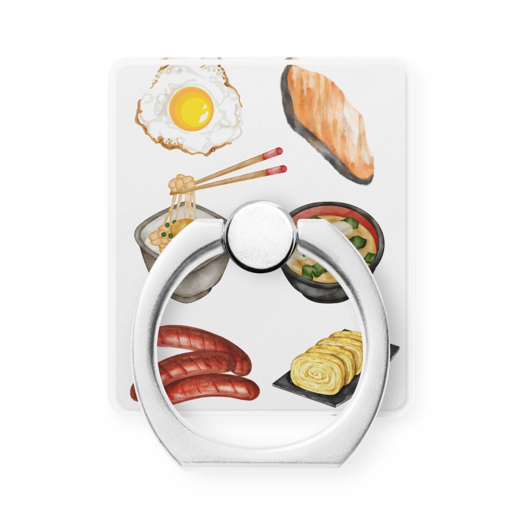 日本の朝ごはん_スマホリング