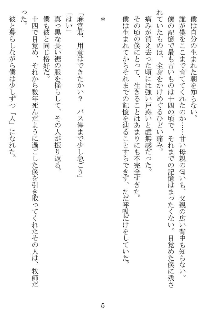 小説 こもれびに揺れる魂のこえ(再販)