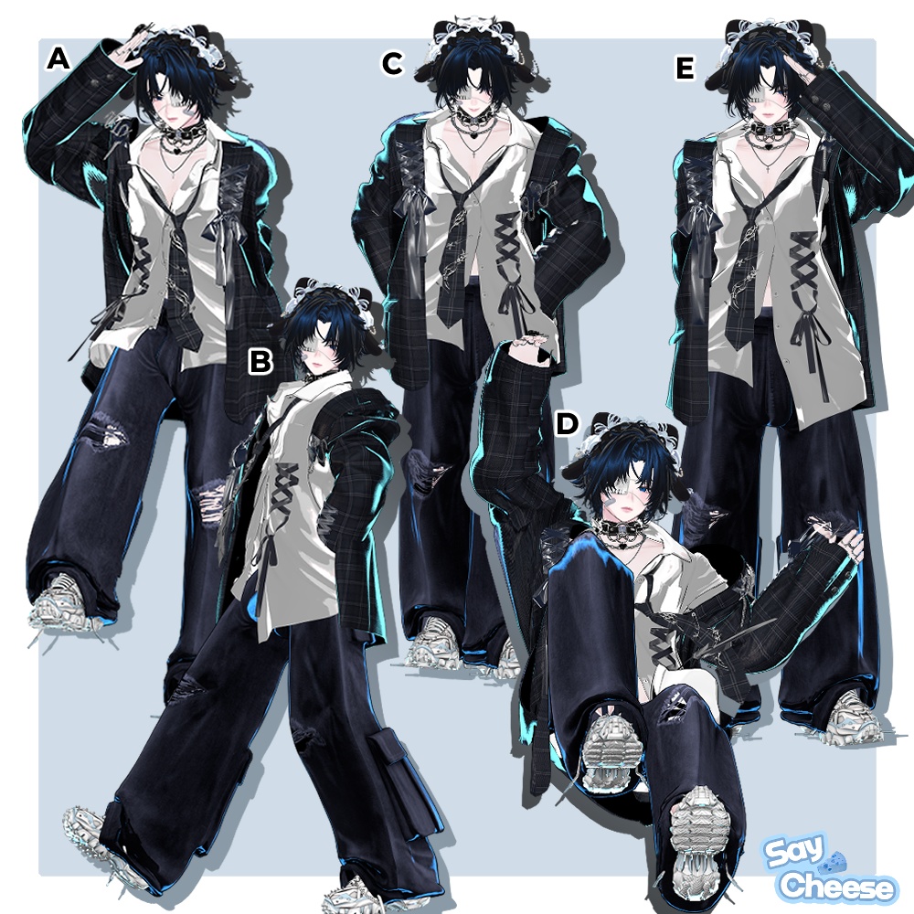 [無料版 あり] CHEESE POSE PACK 2 (19種）