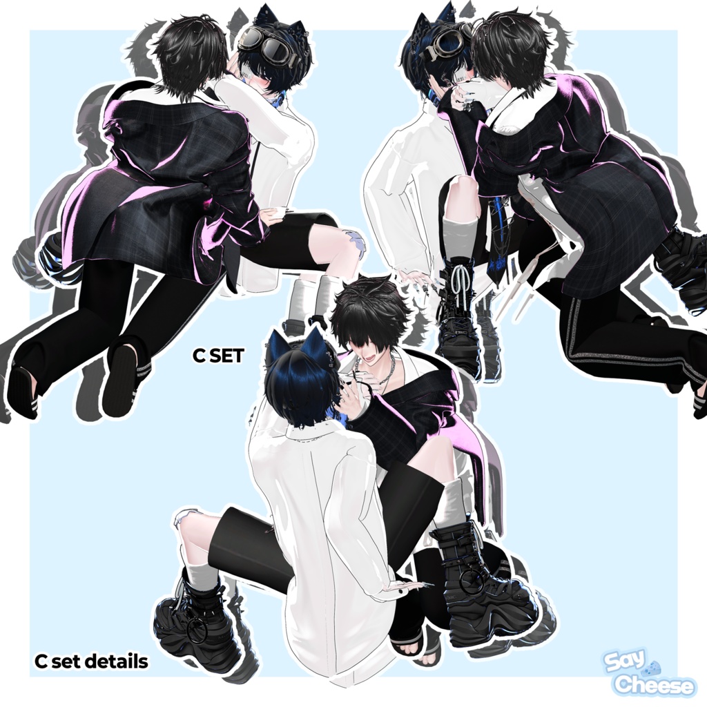 CHEESE PAIR POSE PACK 1