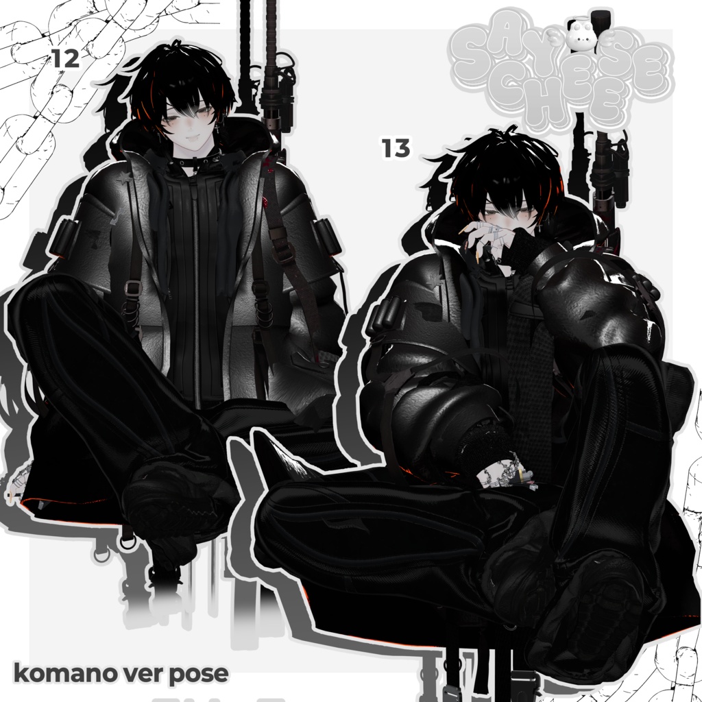 SAYCHEESE POSE PACK 2 (30種)