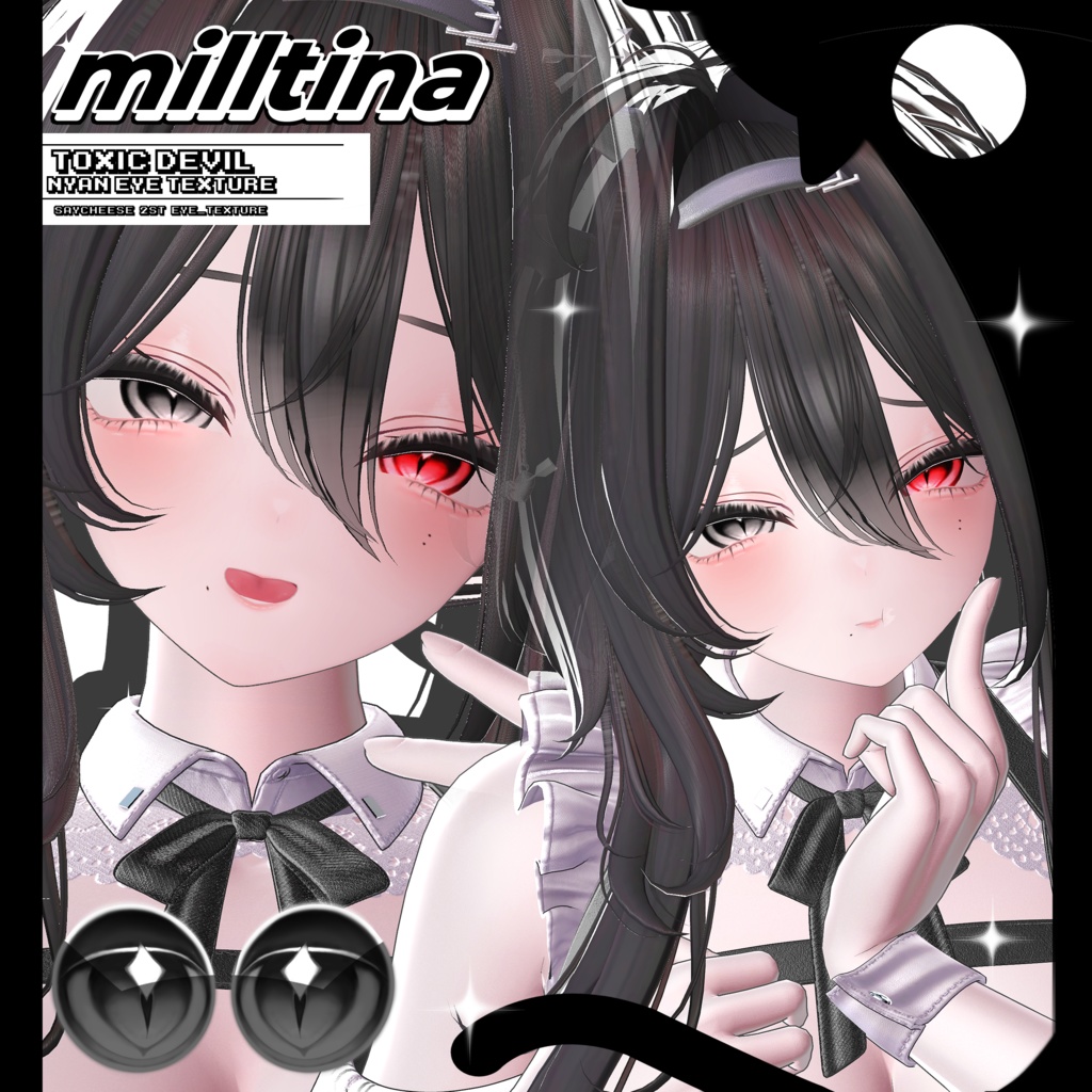 ✦【11アバター対応】ToXic DeVil NyAn Eye Texture ✦