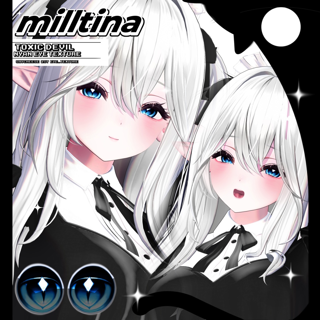 ✦【11アバター対応】ToXic DeVil NyAn Eye Texture ✦