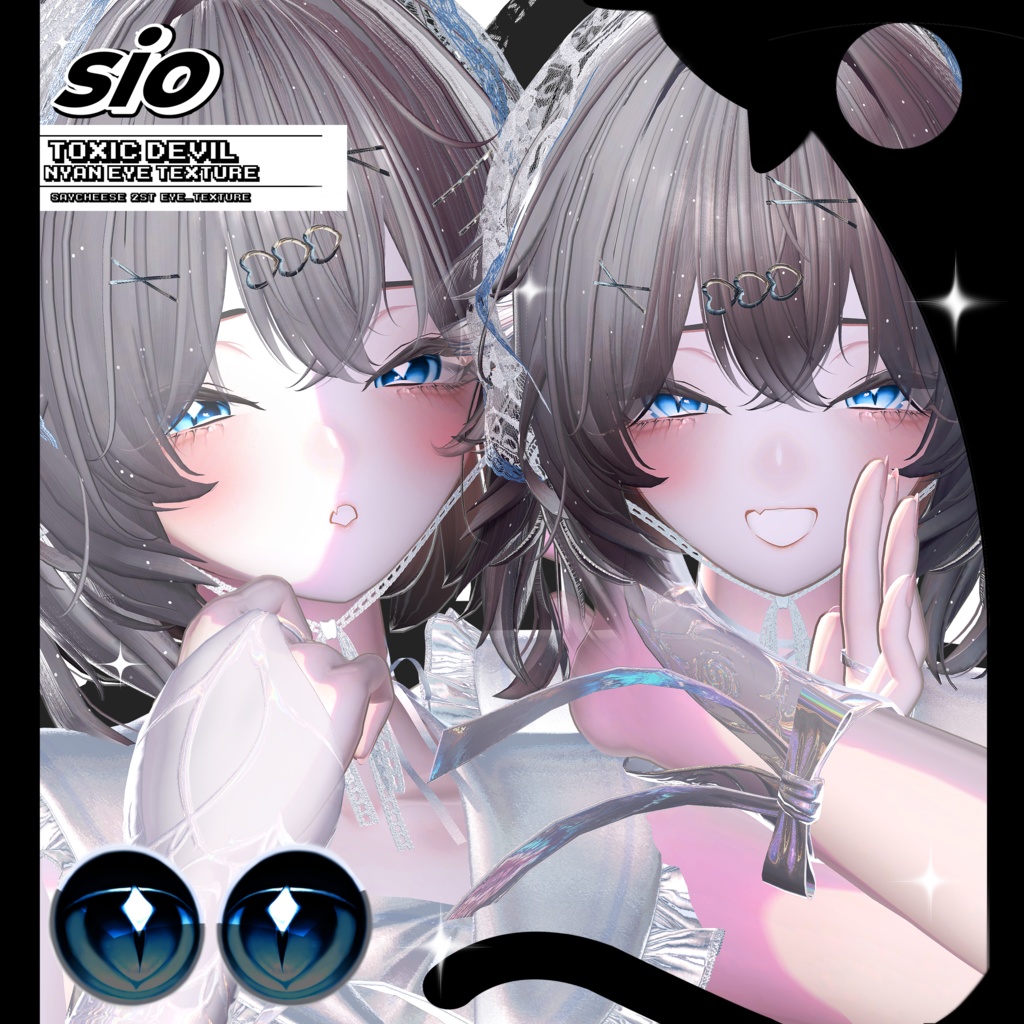 ✦【11アバター対応】ToXic DeVil NyAn Eye Texture ✦