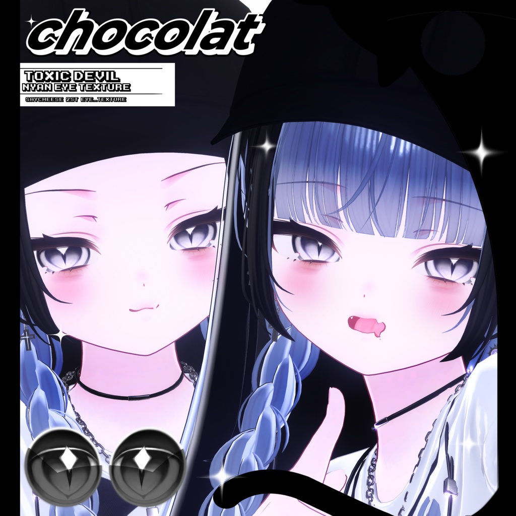 ✦【11アバター対応】ToXic DeVil NyAn Eye Texture ✦