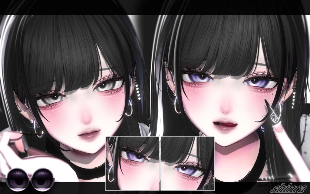✦【11アバター対応】Milky latte Eyes Texture ( 11 色 ) ✦