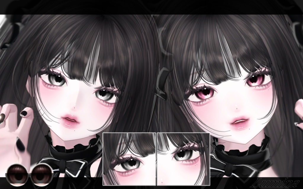 ✦【11アバター対応】Milky latte Eyes Texture ( 11 色 ) ✦