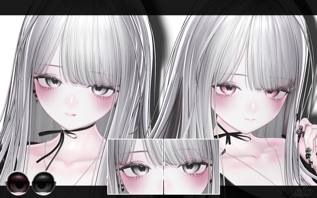 ✦【11アバター対応】Milky latte Eyes Texture ( 11 色 ) ✦