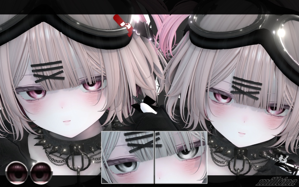 ✦【11アバター対応】Milky latte Eyes Texture ( 11 色 ) ✦