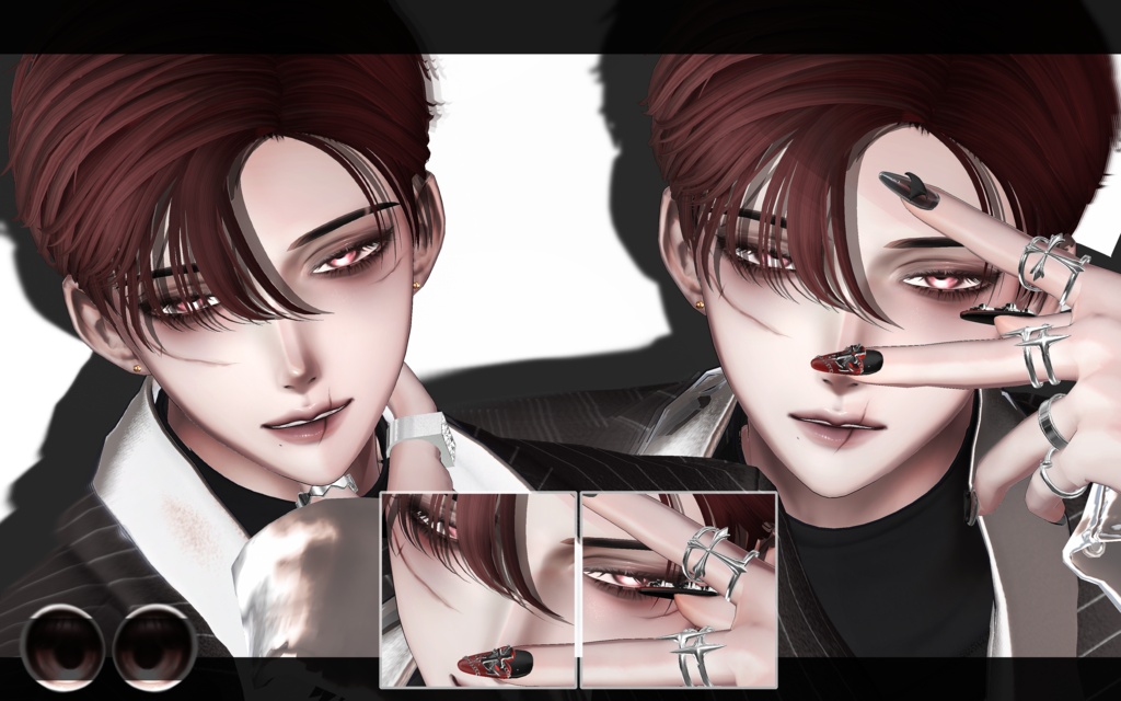 ✦【11アバター対応】Milky latte Eyes Texture ( 11 色 ) ✦