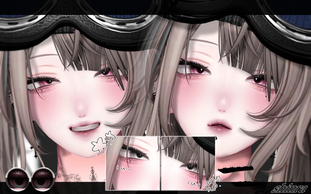 ✦【11アバター対応】Milky latte Eyes Texture ( 11 色 ) ✦