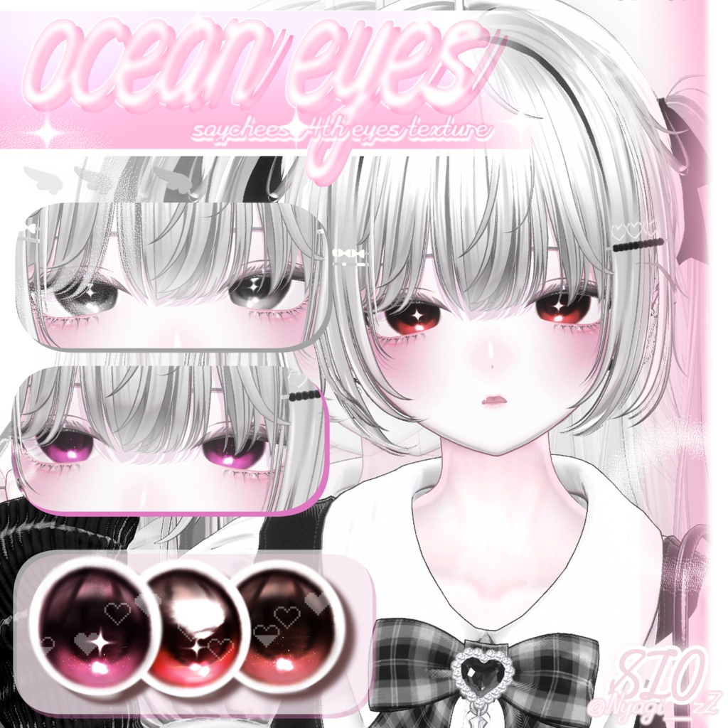 ✦【 9アバター対応 】 Ocean Party ! Eyes Texture ✦