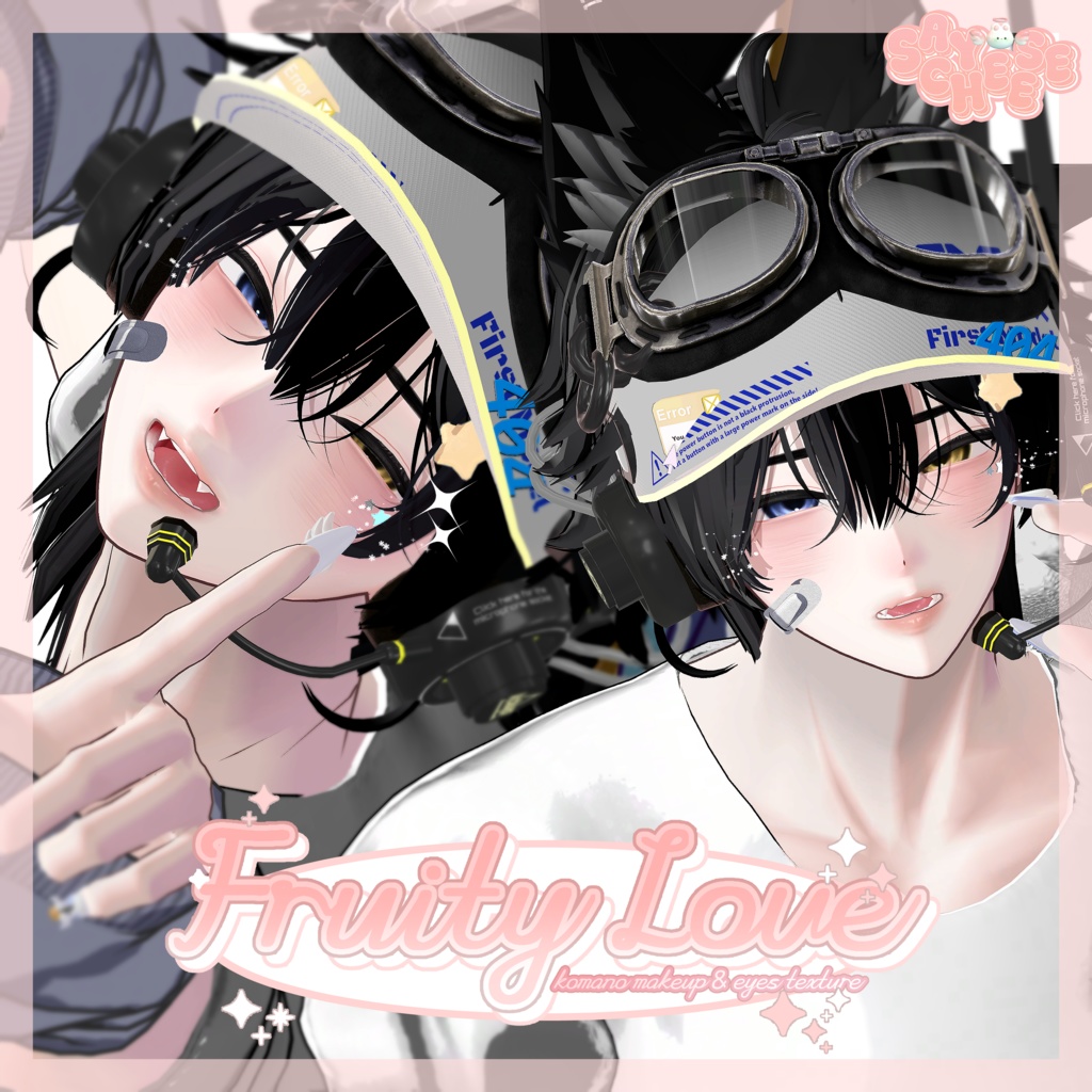 ✦【狛乃・ komano 対応】 Fruity Love makeup & Eyes texture  ✦