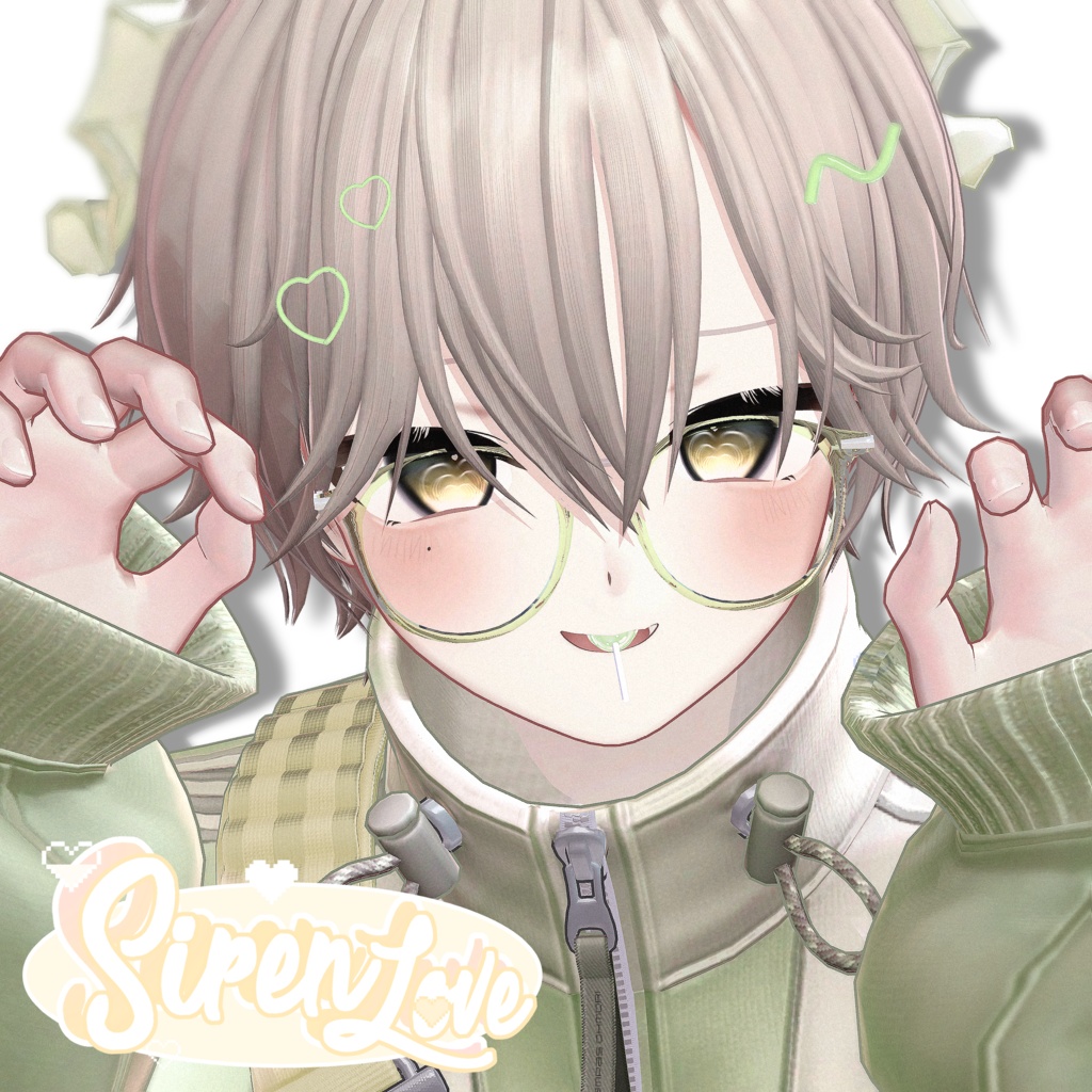 ✦ 【 15 アバター対応 】 Siren Heart Eye texture ✦