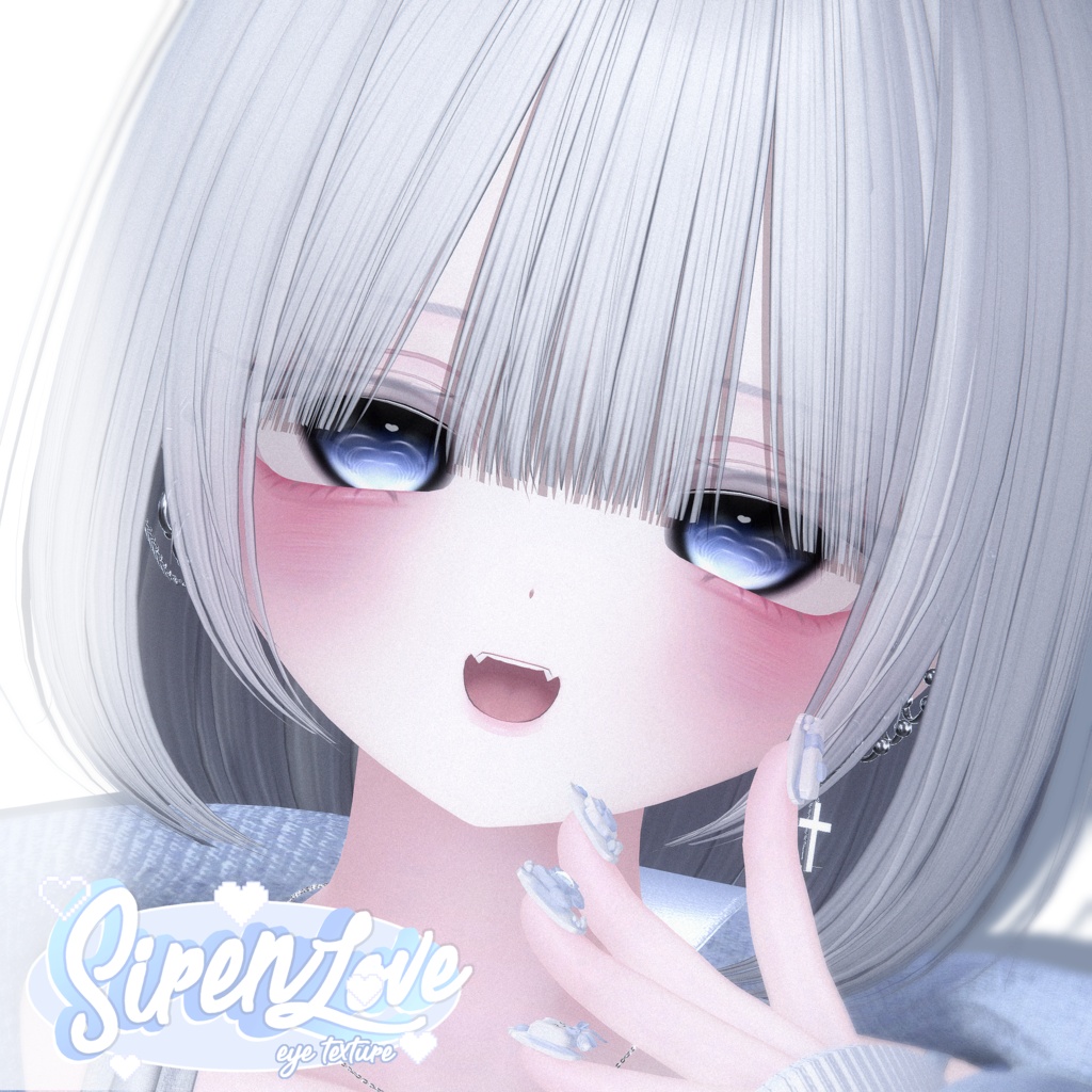 ✦ 【 15 アバター対応 】 Siren Heart Eye texture ✦