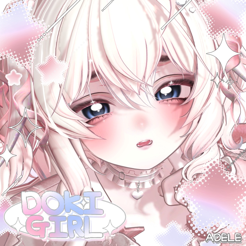 ✦ 【 21 アバター対応 】 DOKI GIRL ! Eyes texture ✦