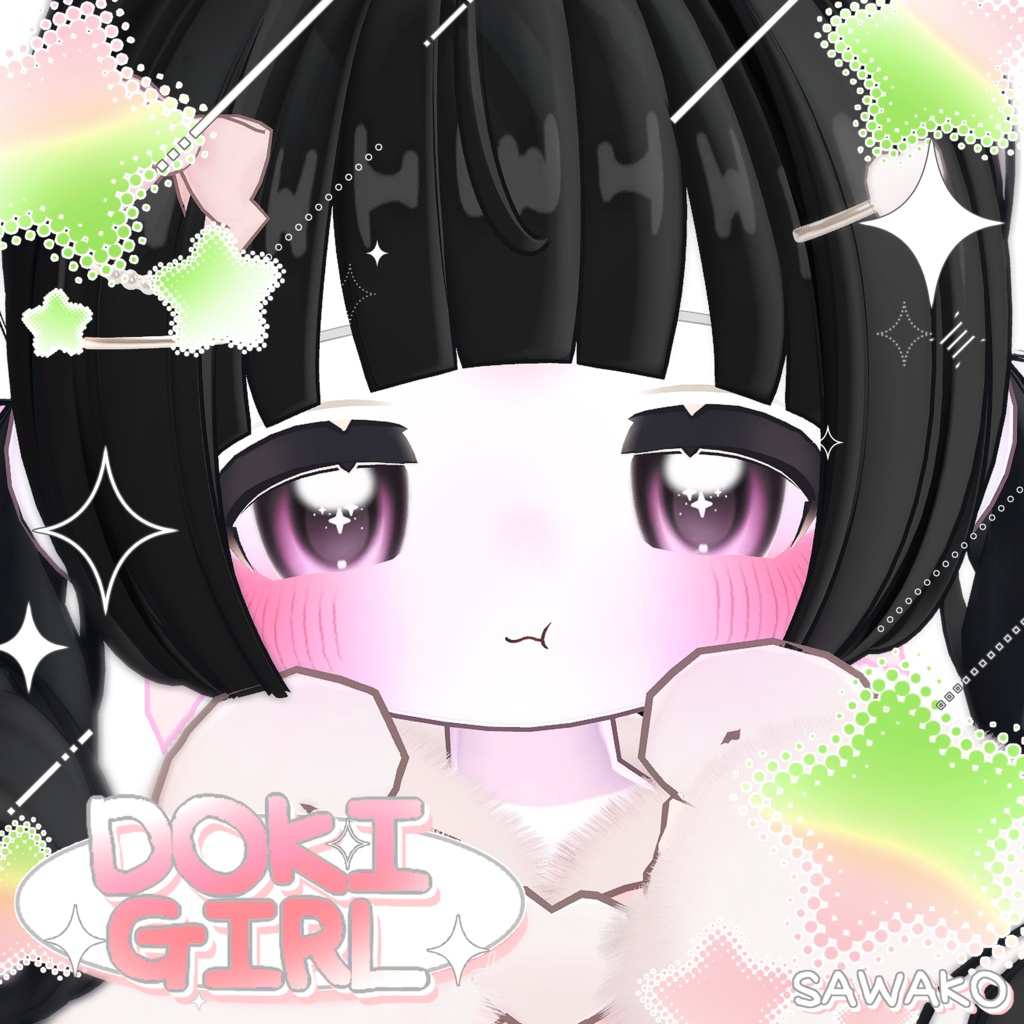 ✦ 【 21 アバター対応 】 DOKI GIRL ! Eyes texture ✦