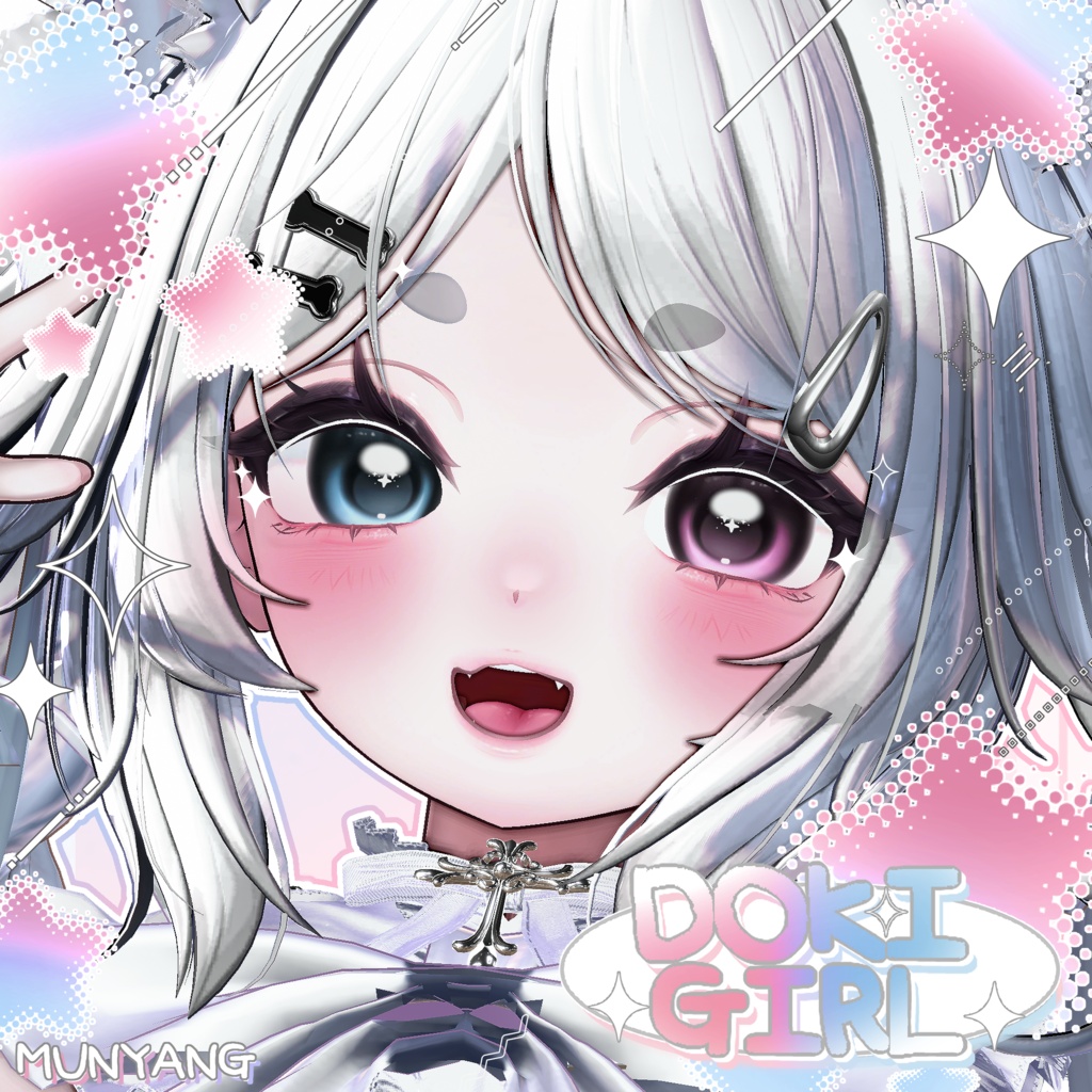 ✦ 【 21 アバター対応 】 DOKI GIRL ! Eyes texture ✦