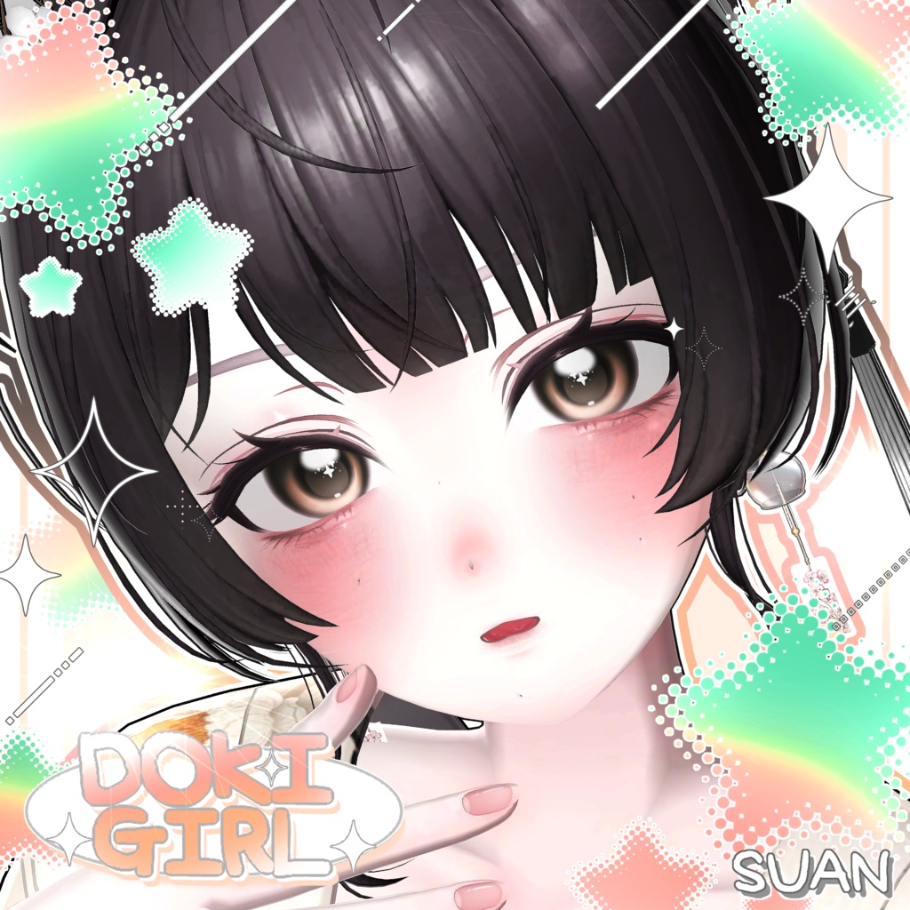 ✦ 【 21 アバター対応 】 DOKI GIRL ! Eyes texture ✦