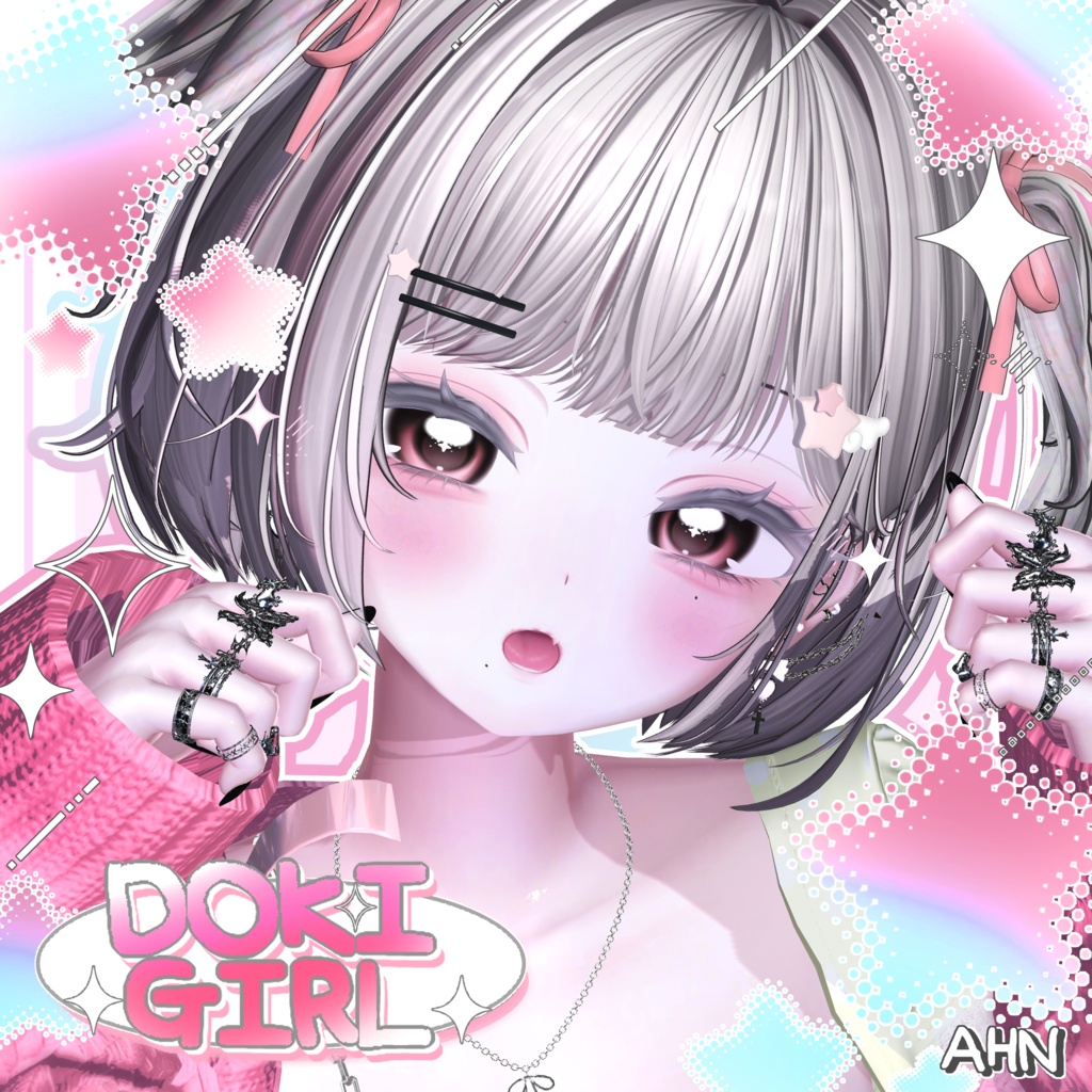 ✦ 【 21 アバター対応 】 DOKI GIRL ! Eyes texture ✦