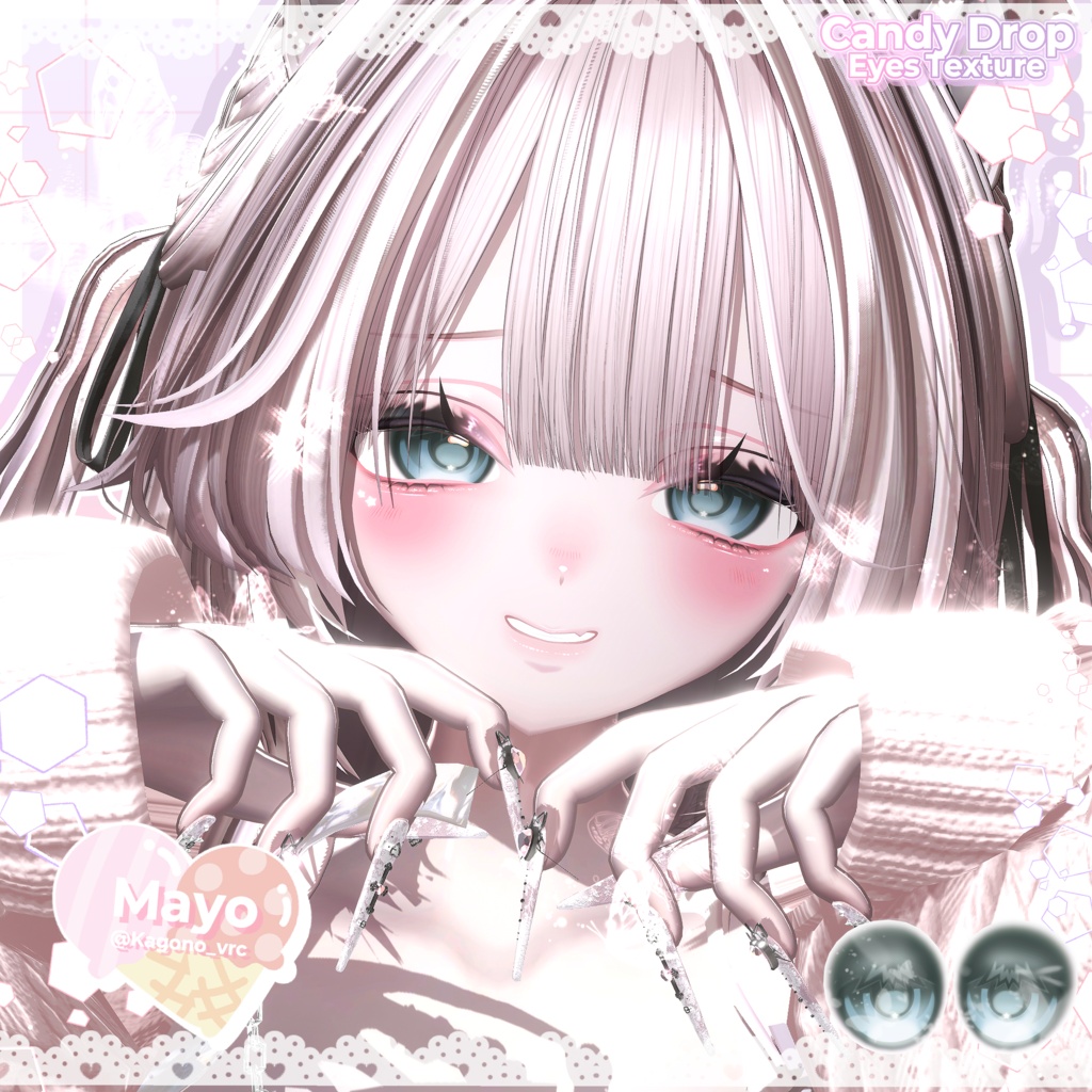 ~ 7.25 sale !!!【4アバター対応】 ☁︎ ˚。⋆ Candy Drop Eyes Texture ˊ- ⋆。