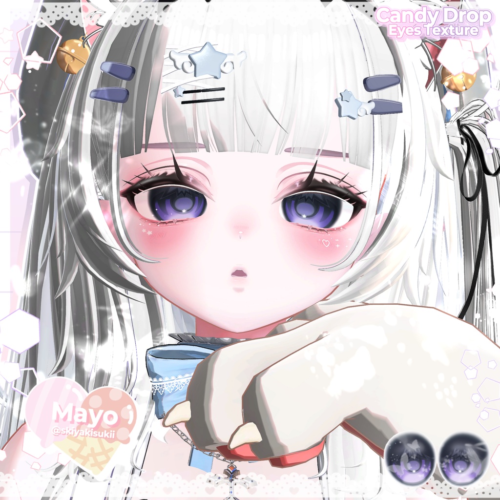 ~ 7.25 sale !!!【4アバター対応】 ☁︎ ˚。⋆ Candy Drop Eyes Texture ˊ- ⋆。