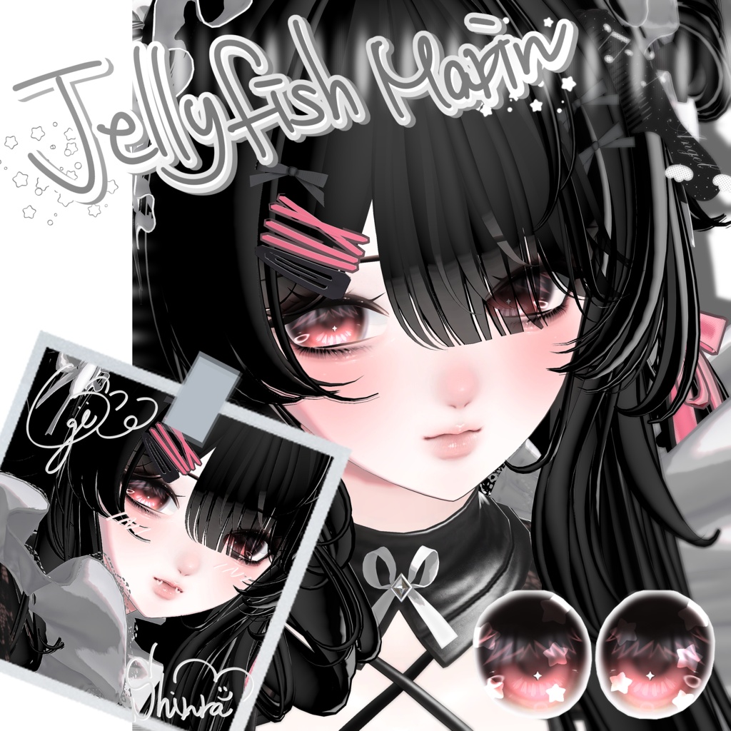 ✦【 16 アバター対応 】 Jellyfish marin Eyes texture ✦