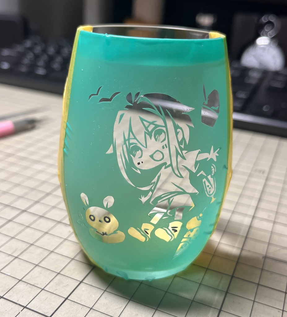 水野君 緋乃ちゃん 日本酒ペアグラス