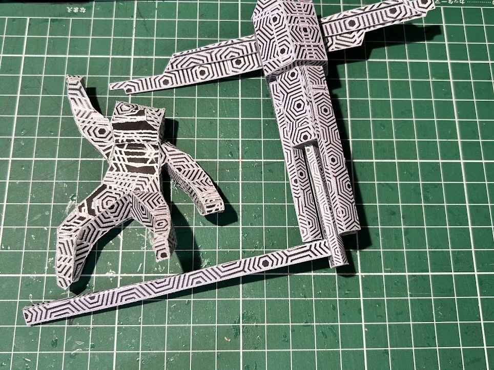 キセナイト製ヘイルメアリー号。ペーパークラフト/The Xenonite-built Hail Mary. Paper Craft.