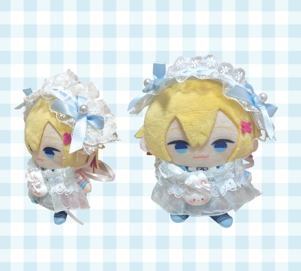 天使の羽根ヘッドドレス+うさぎフリルスタイ