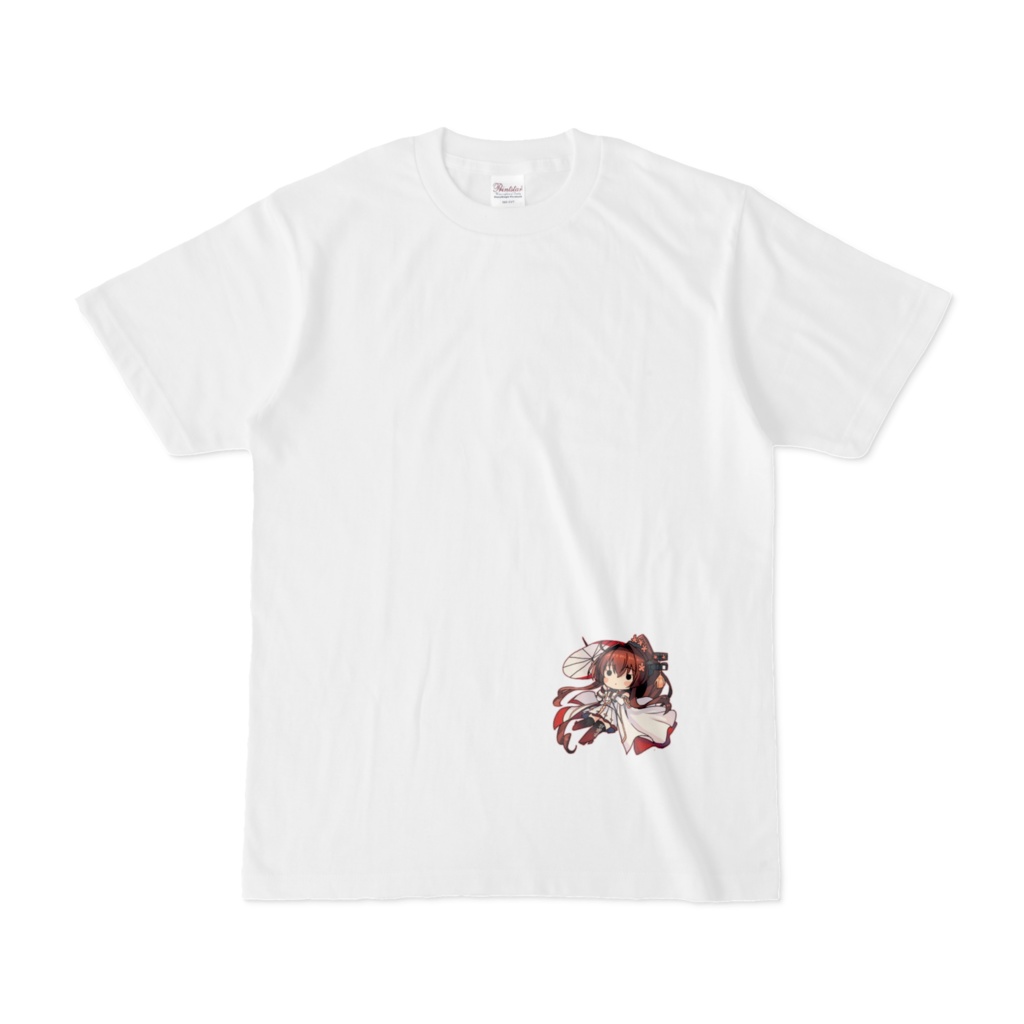 デフォルメ大和さん白Tシャツ(片面印刷)