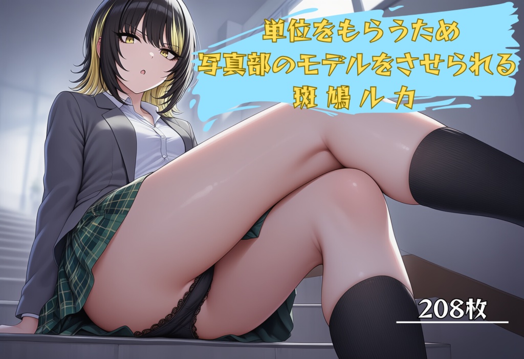 単位をもらうため写真部のモデルをさせられる斑◯ルカ