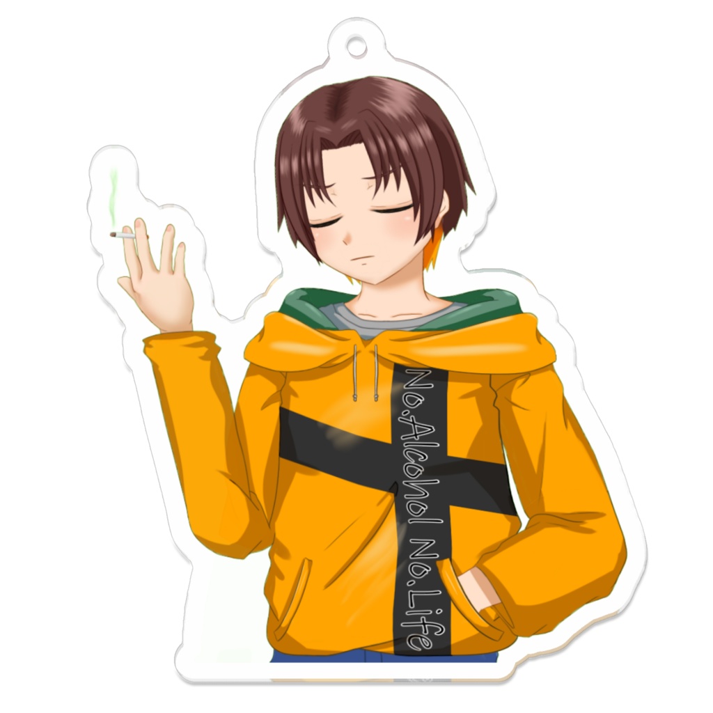 守りたいこのお顔アクリルキーホルダー