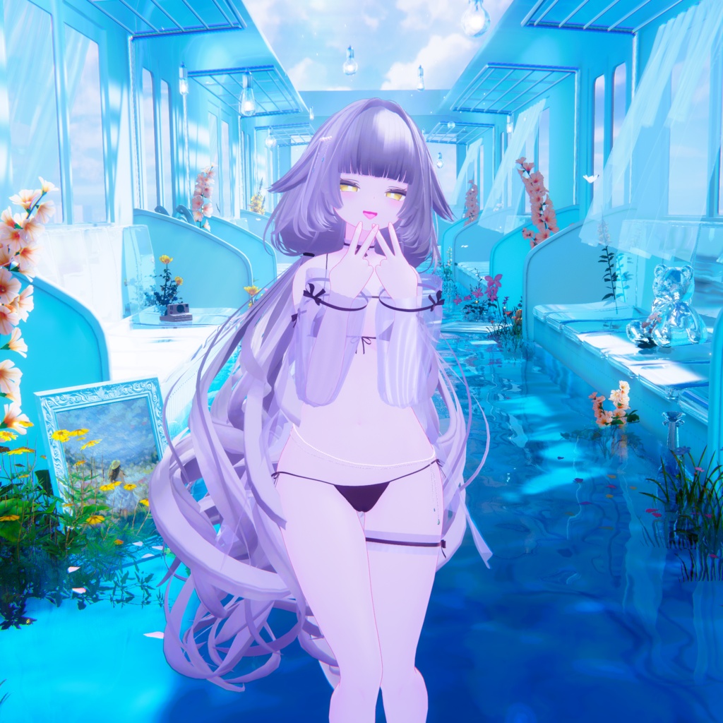 ✨セール中✨【VRChat向け】🏖️~Summer Veil~☀️【14アバター対応】