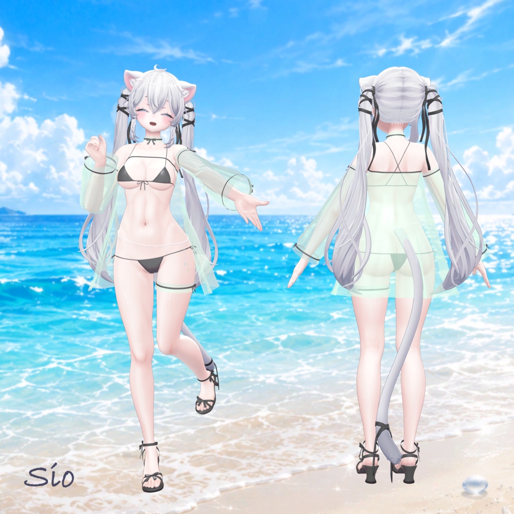 ✨セール中✨【VRChat向け】🏖️~Summer Veil~☀️【14アバター対応】