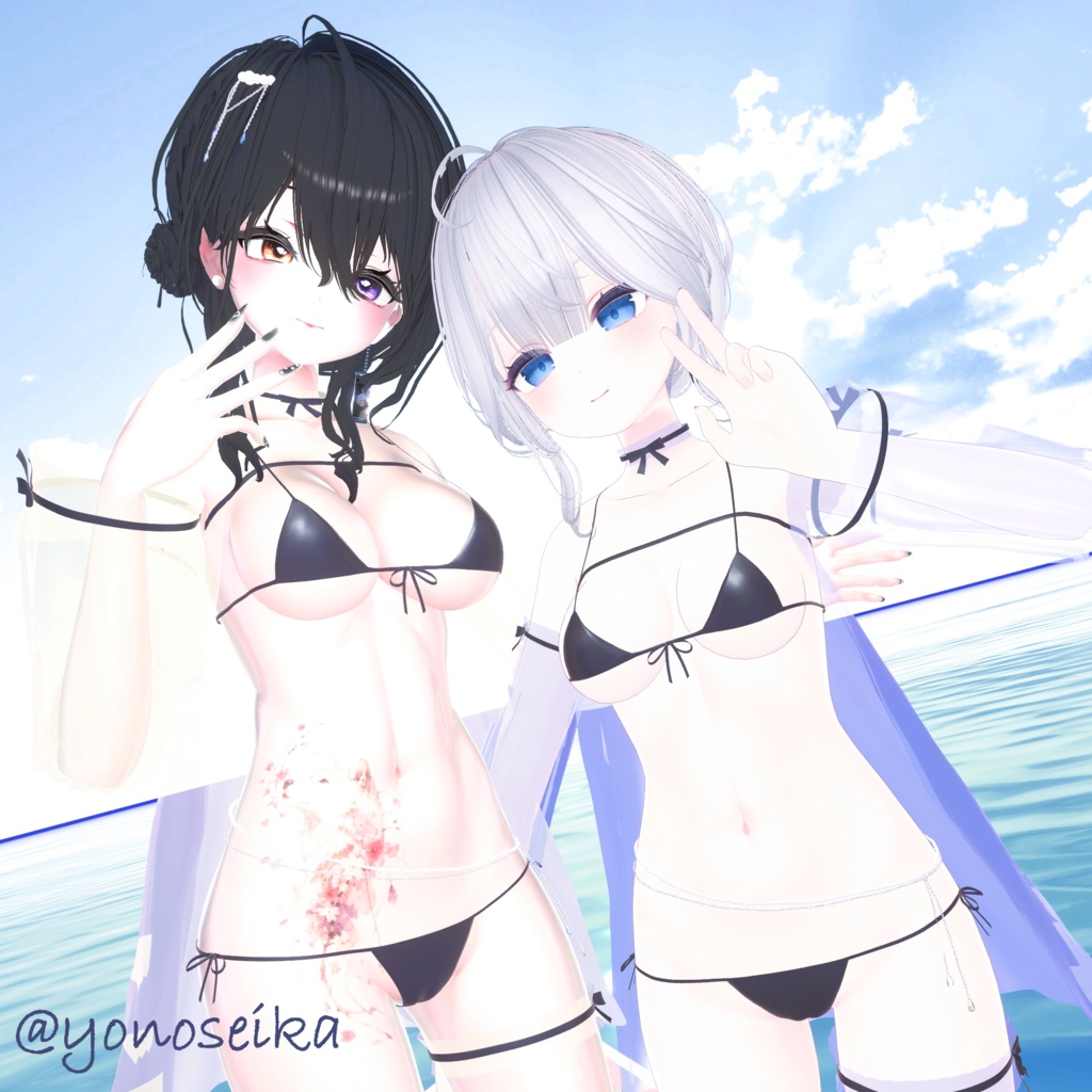 ✨セール中✨【VRChat向け】🏖️~Summer Veil~☀️【14アバター対応】