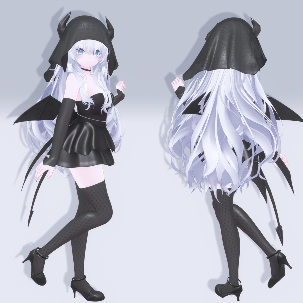 【VRChat向け3Dモデル】~Little Demoness~【14アバター対応】