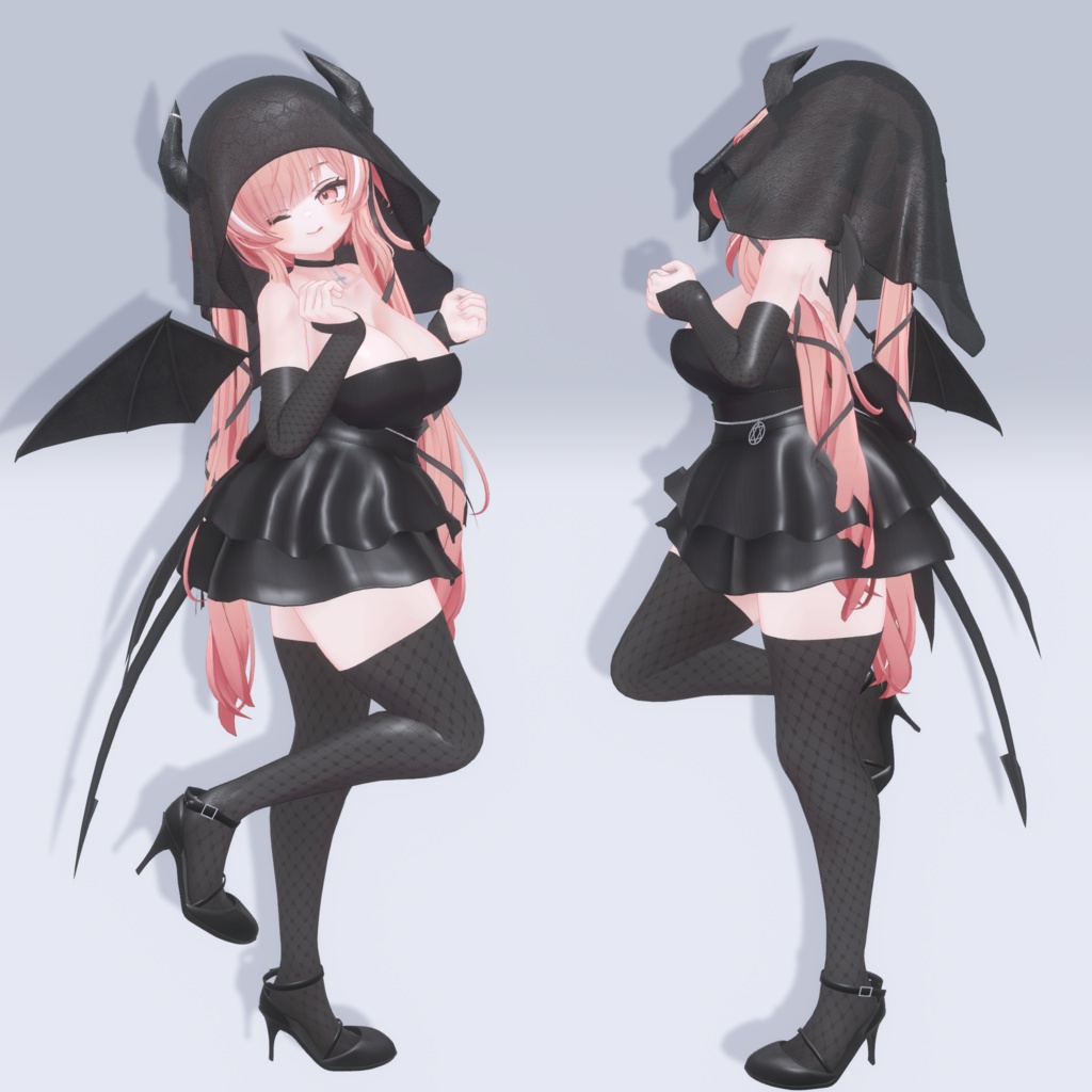 【VRChat向け3Dモデル】~Little Demoness~【14アバター対応】