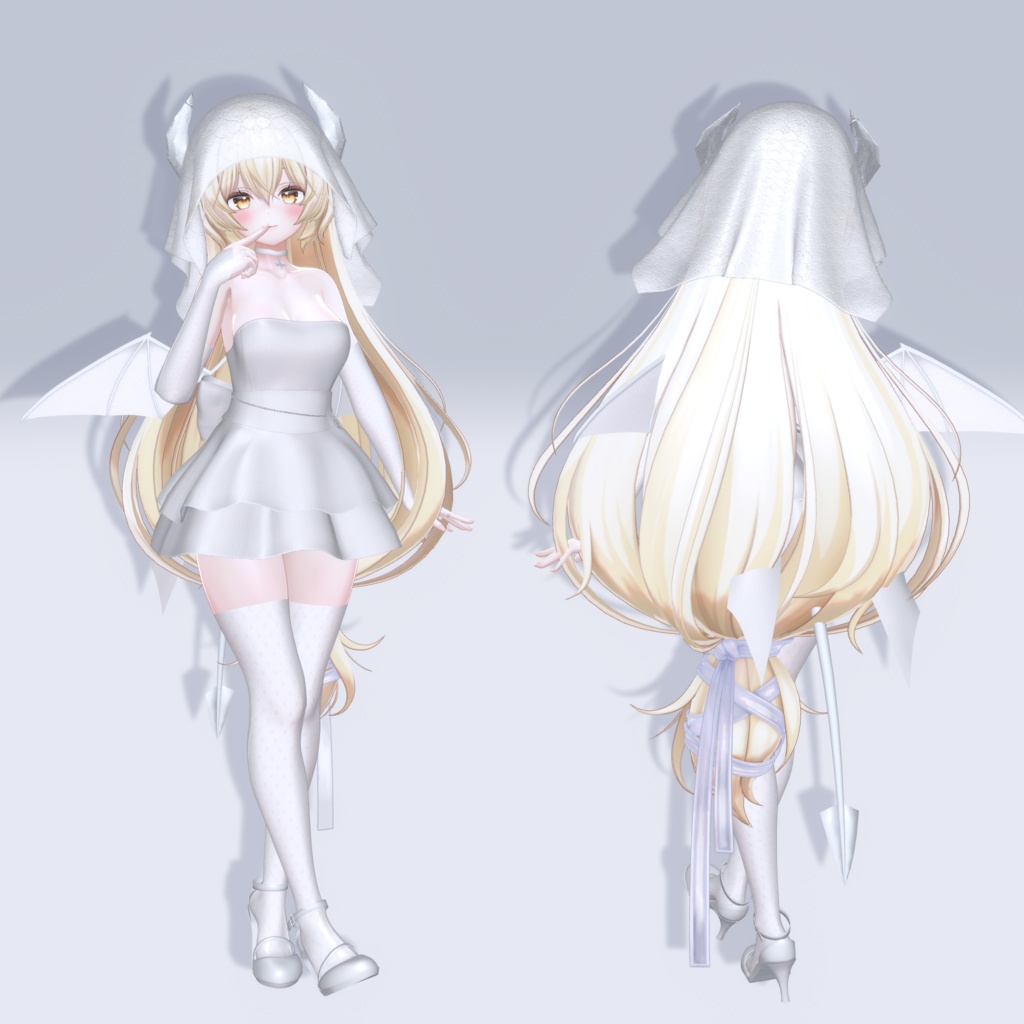 【VRChat向け3Dモデル】~Little Demoness~【14アバター対応】