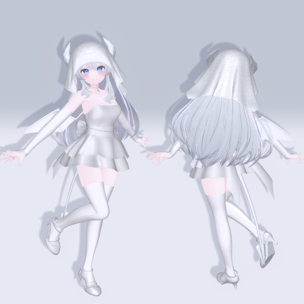 【VRChat向け3Dモデル】~Little Demoness~【14アバター対応】