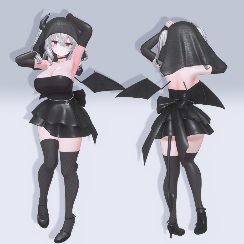 【VRChat向け3Dモデル】~Little Demoness~【14アバター対応】