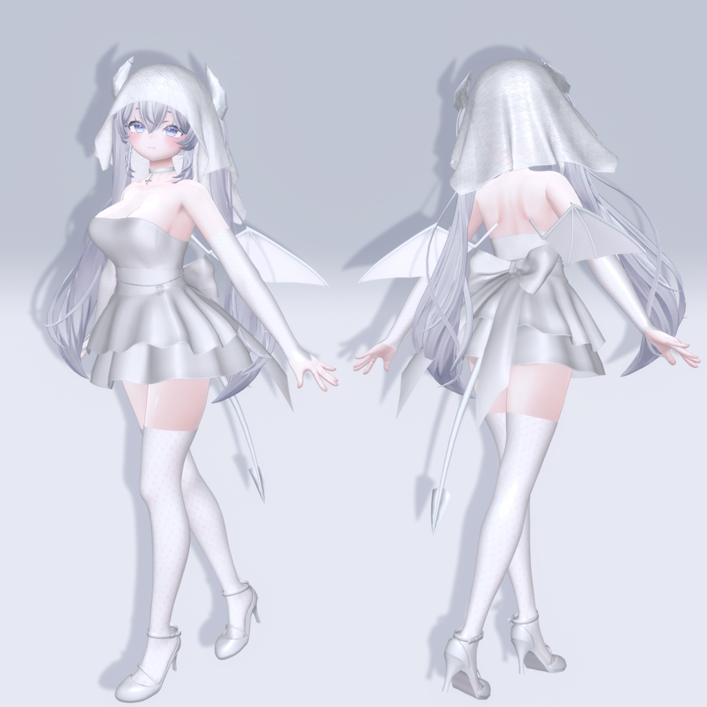 【VRChat向け3Dモデル】~Little Demoness~【14アバター対応】