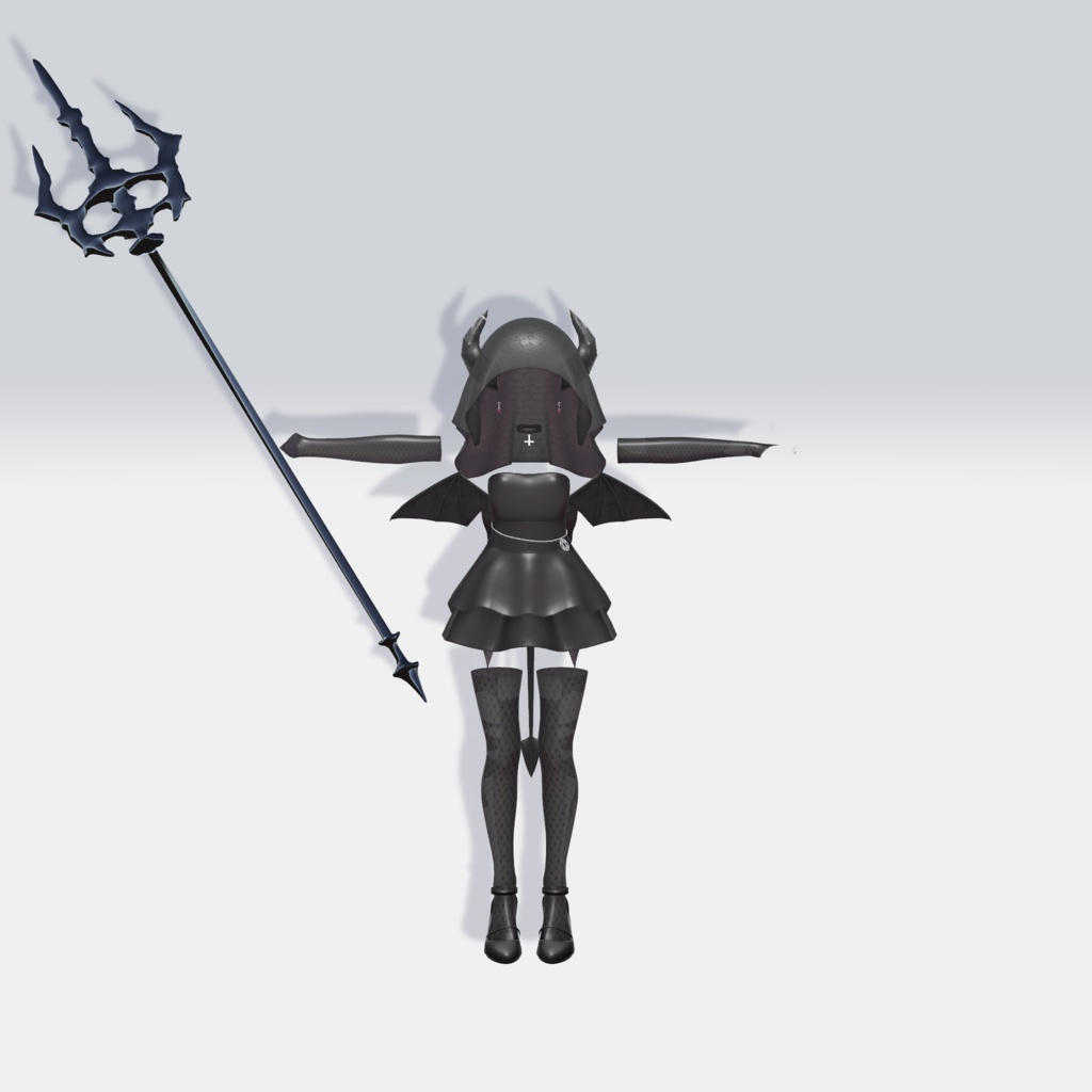 【VRChat向け3Dモデル】~Little Demoness~【14アバター対応】