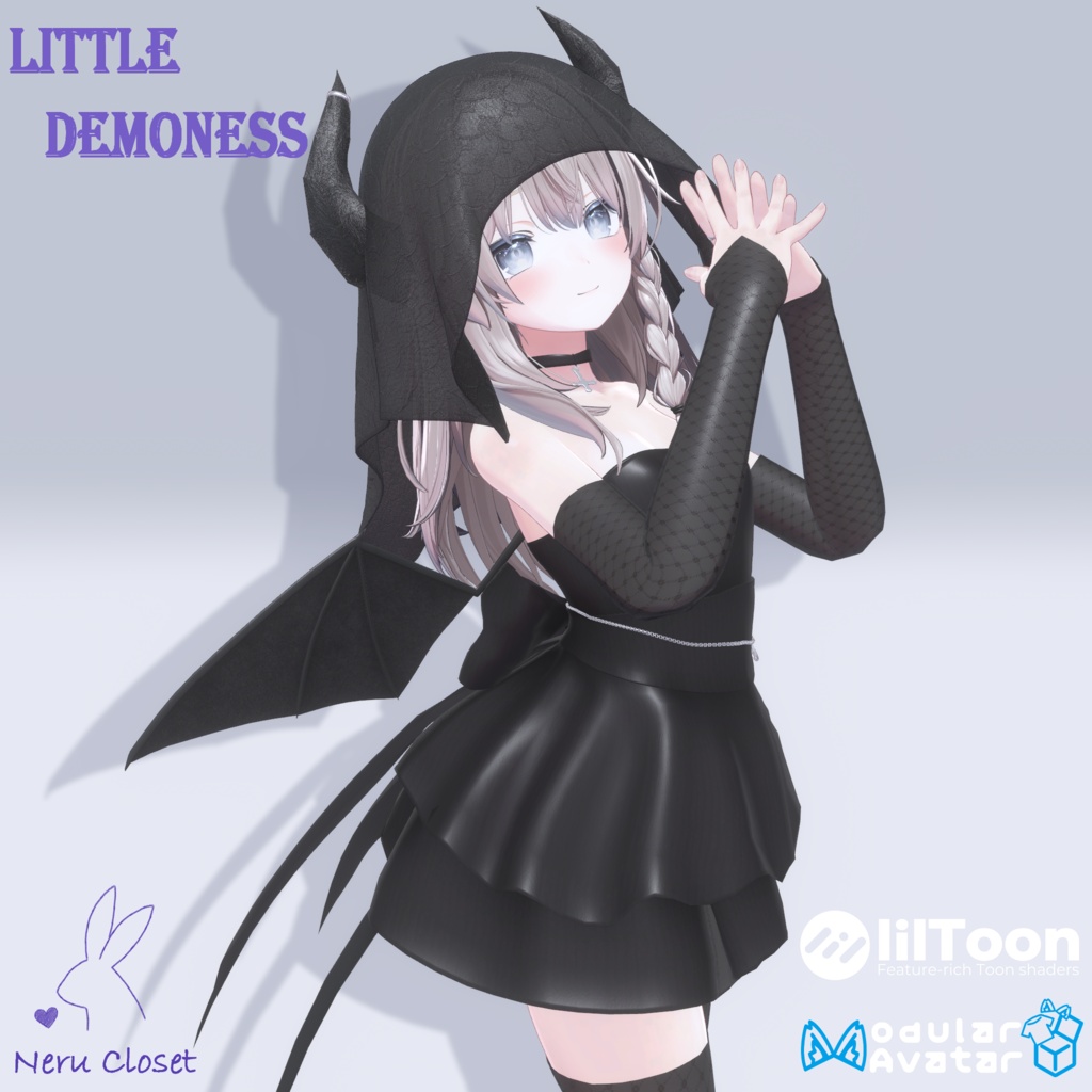 【VRChat向け3Dモデル】~Little Demoness~【14アバター対応】