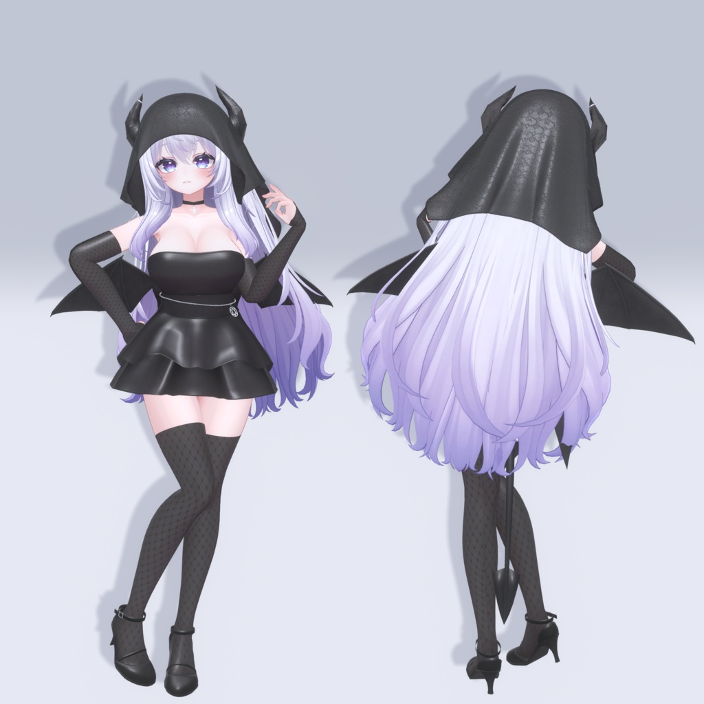 【VRChat向け3Dモデル】~Little Demoness~【14アバター対応】