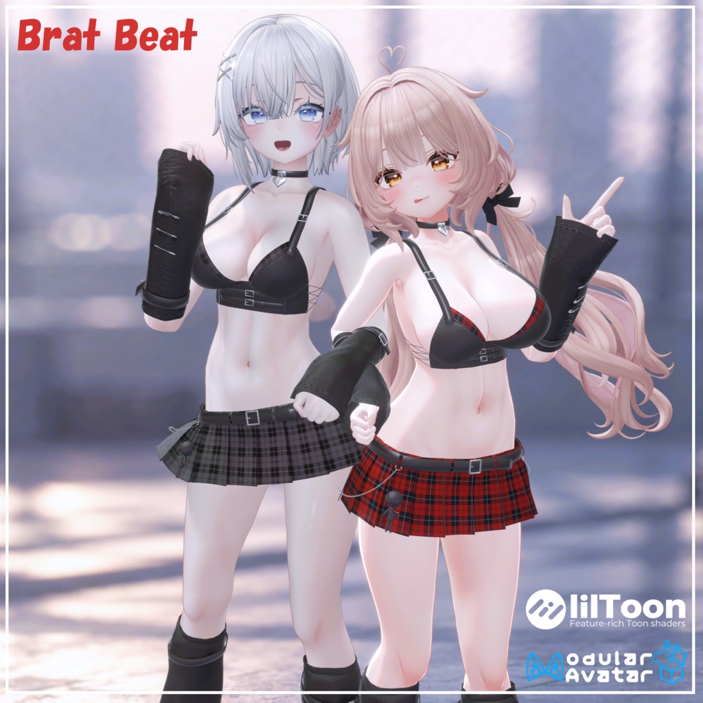 ✨セール中✨【16アバター対応】 Brat Beat 【VRChat向け３Dモデル】