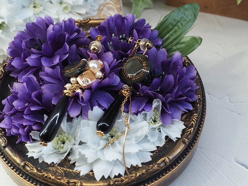 【呪術廻戦】夏油傑 イメージボタンイヤーアクセ J-116【販売終了】