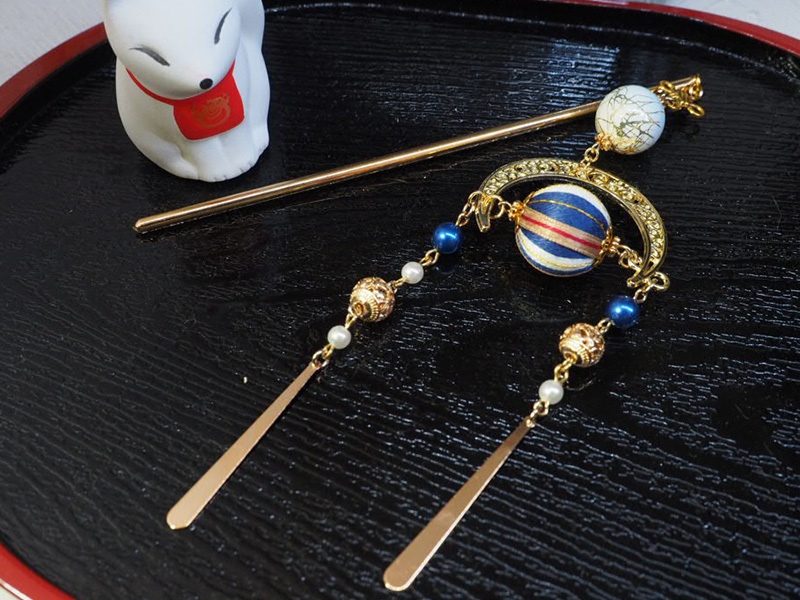 【刀剣乱舞】三日月イメージヘアアクセサリー