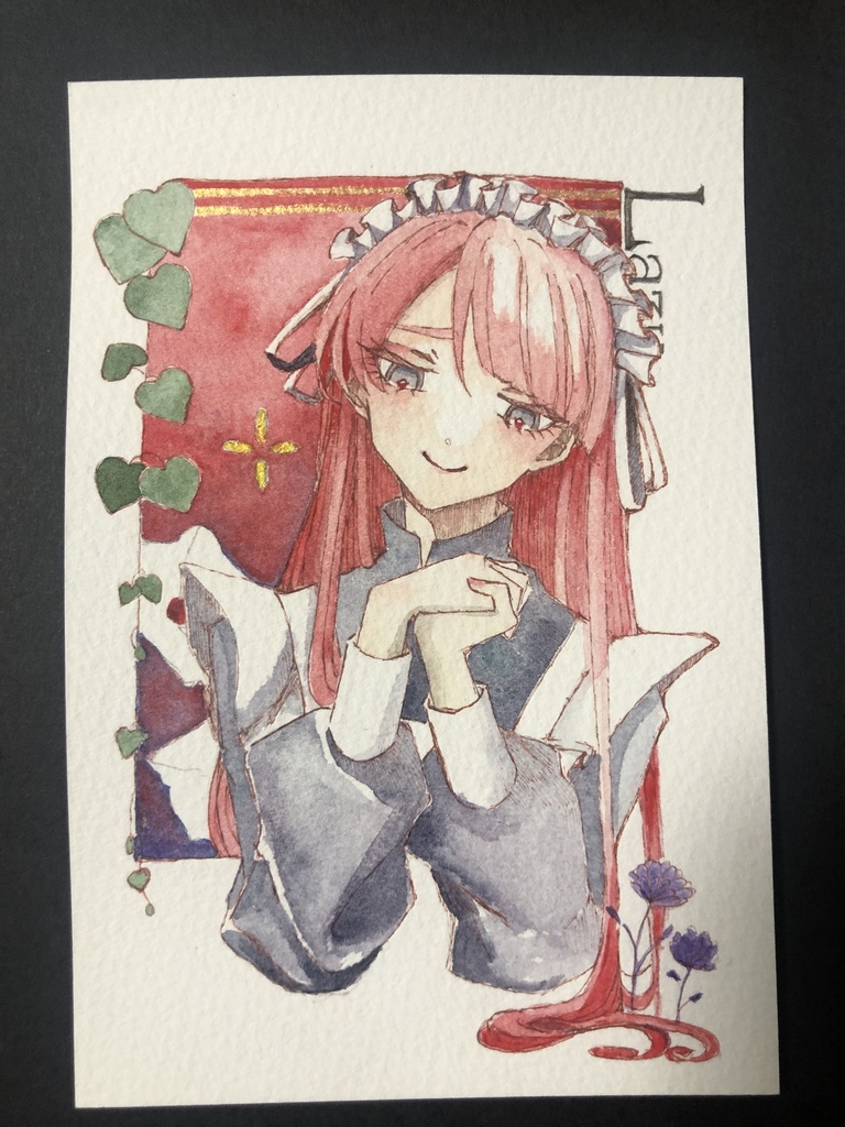 ラズベリル　ポストカードサイズ原画