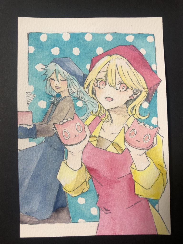 みみみ食パン1  ポストカードサイズ原画